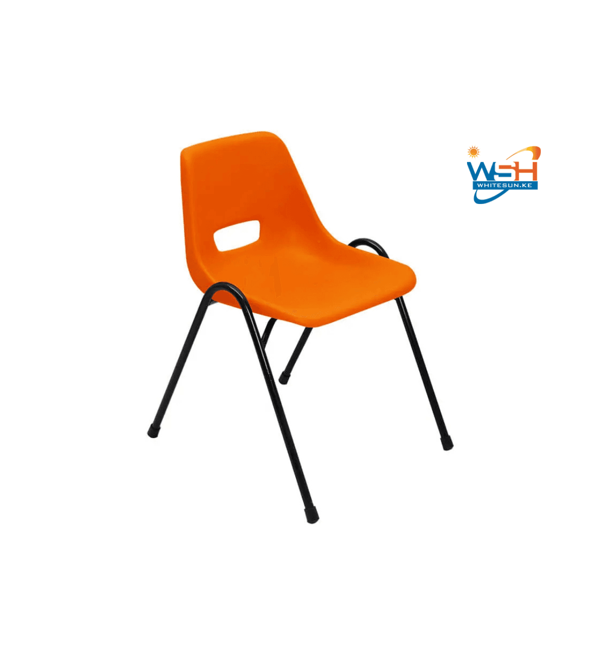 STACKABLE CHAIR WITH METAL STAND