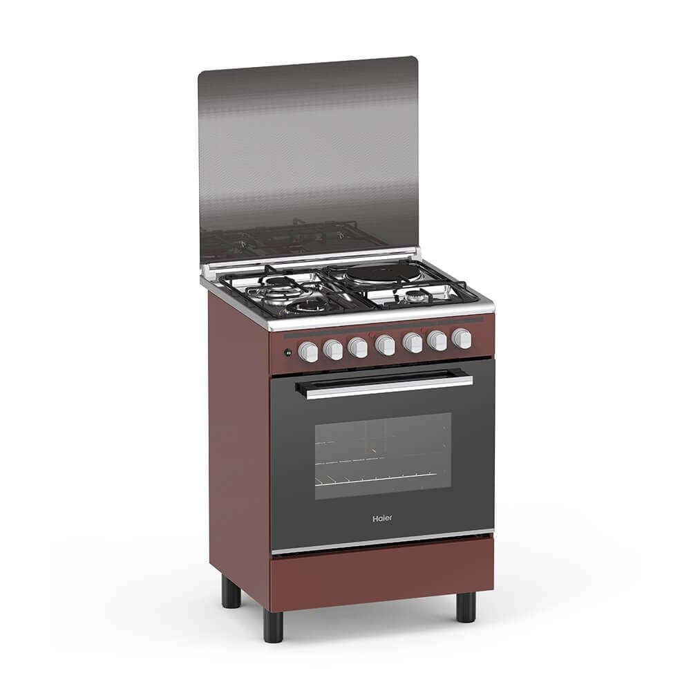 Haier 3 Gas + 1 Electric 60X60 Cooker with Electric Oven – HCR2031EED1