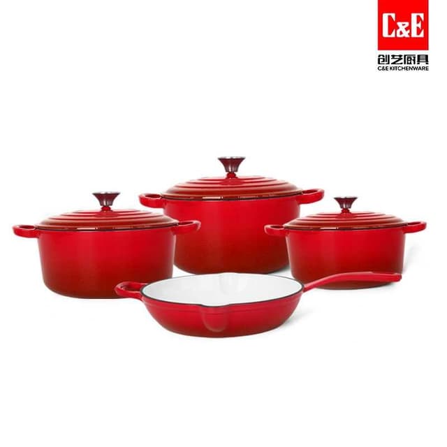 ce-red-7-piece-cast-iron-enamel-cookware-set-nonstick-dutch-ovens-skillets-grill-pan-heat-retaining-enameled-pots-and-pans-for-gas-electric-induction-cooktops-copy-copy-2