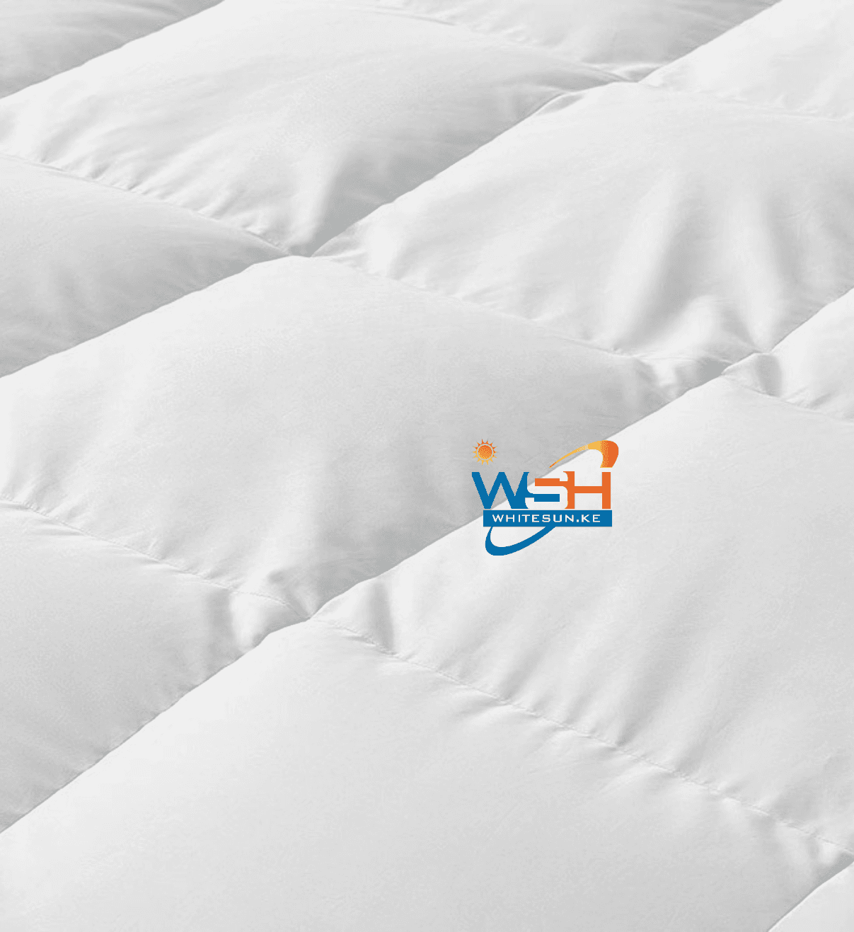 Double stitched 210x220cm 100%cotton White Duvet Thumbnail 2