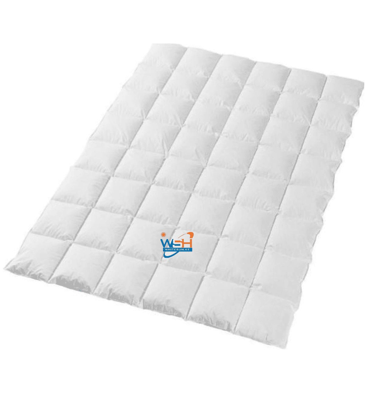 50% Duck Down & 50%Duck Feathers 100% cotton 210x220cm White Duvet.