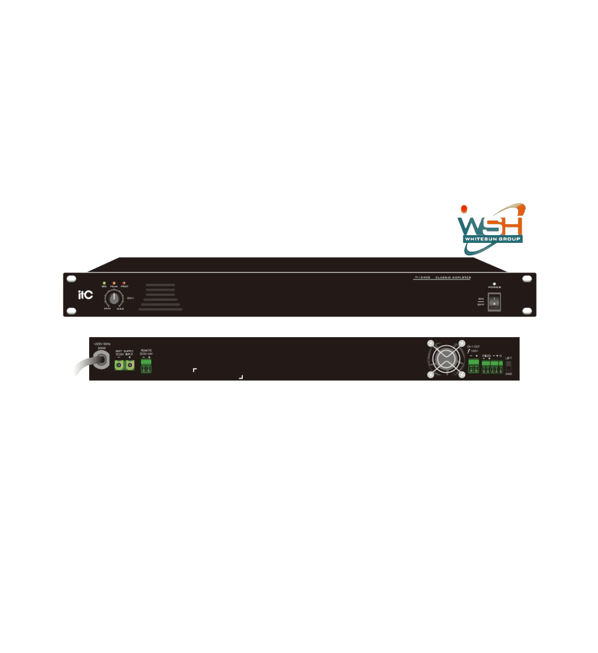 T-1120D, a single-channel Class-D amplifier.