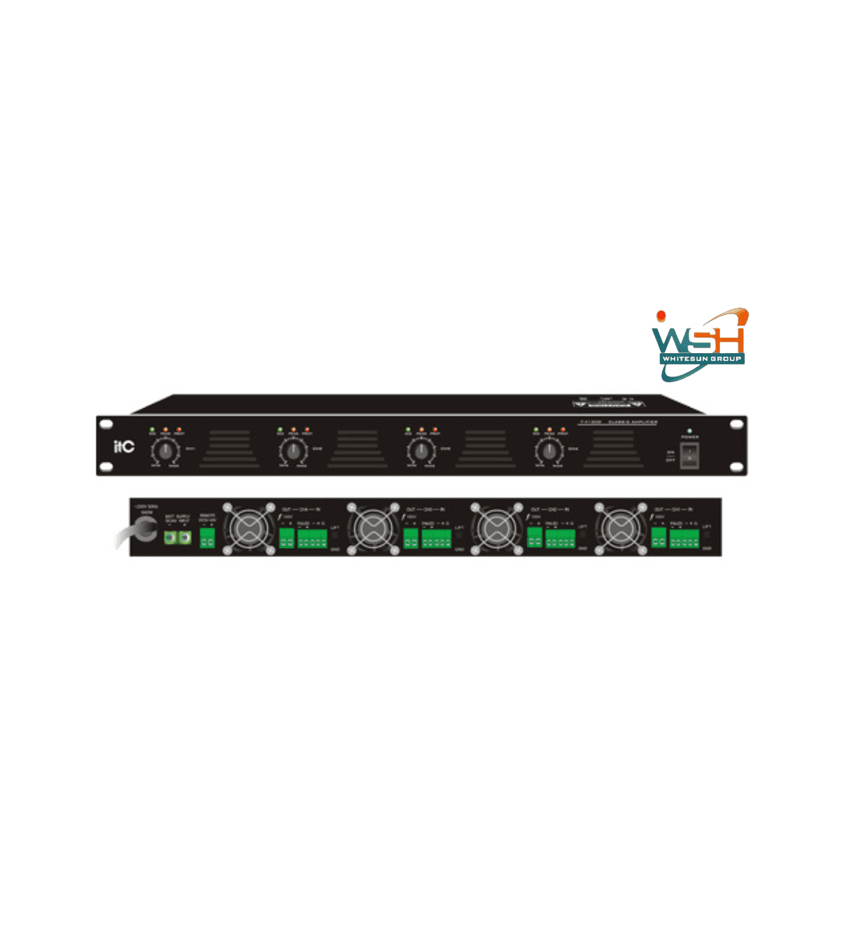 T-4350D 4-Channel Class-D Power Amplifier