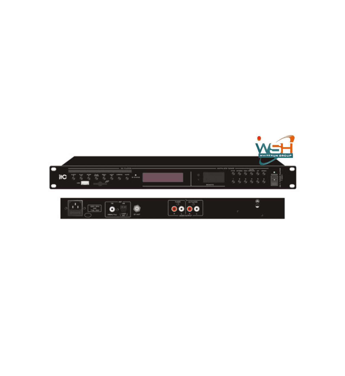T-2221 CD/MP3 Player with Tuner (4 Audio Sources in One)