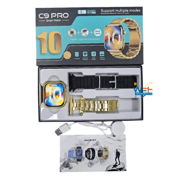 C9 Pro Smartwatch 2.19 Screen Support Multiple Modes Dual Strap Watch Thumbnail 2