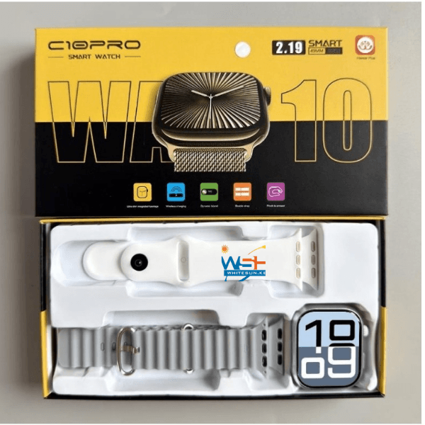 smart-watch-c10-pro-2-19-inch-bt-call-sports-watches-double-strap-wireless-charger-pro-max-smartwatch