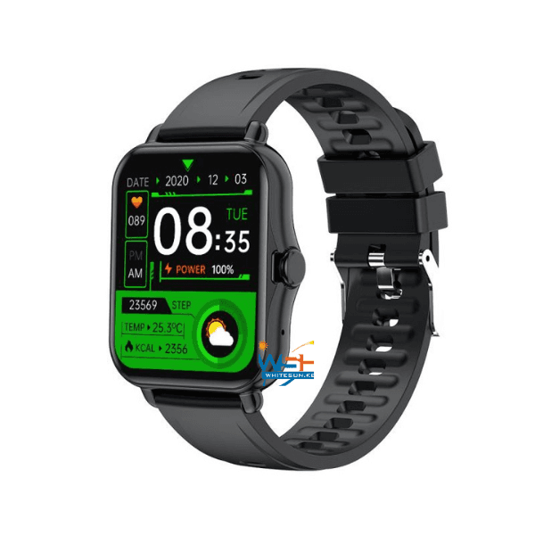 Q8 1.69 Inch Bluetooth Talking Smart Watch for Android and iOS Phones, IP67 Waterproof Fitness Tracker Watch, Ultralight Smart Sports Watch with Heart Rate ECG Blood Pressure Blood Oxygen Monitoring Black Thumbnail 4