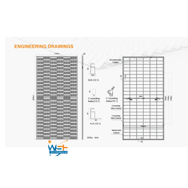 TOPCon N Type 600W Bifacial Solar Panel Thumbnail 3