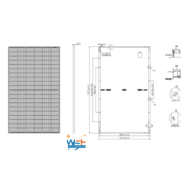415W 108cells All Black Solar Panel Thumbnail 2