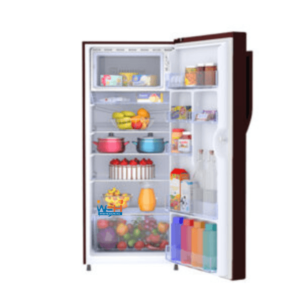 Haier 190L Direct Cool Single Glass Mirror Door Fridge HRD-1954PMG