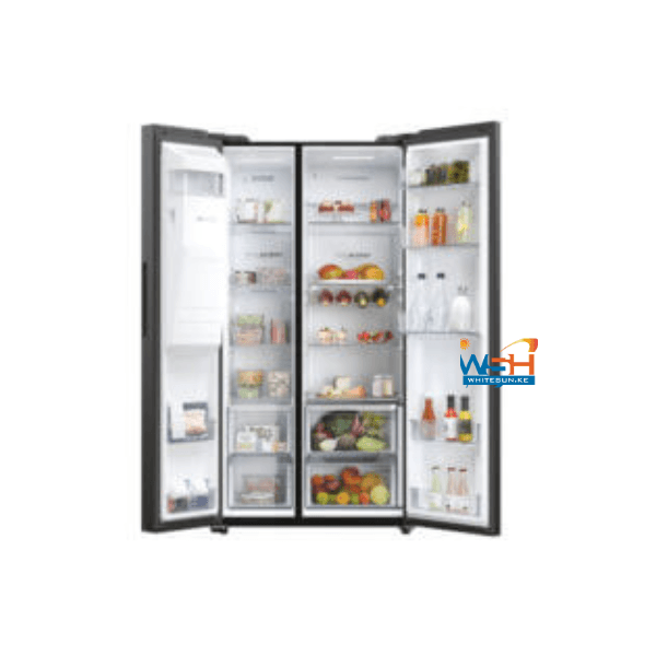 Haier 601L Fridge Sunlight Steel HSW59F18EIPT Inverter/No Frost Thumbnail 2