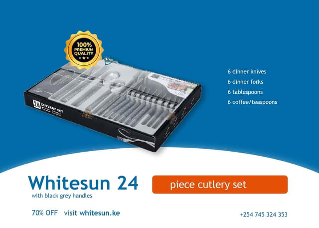 whitesun-24-pieces-cutlery-set-with-black-grey-handles
