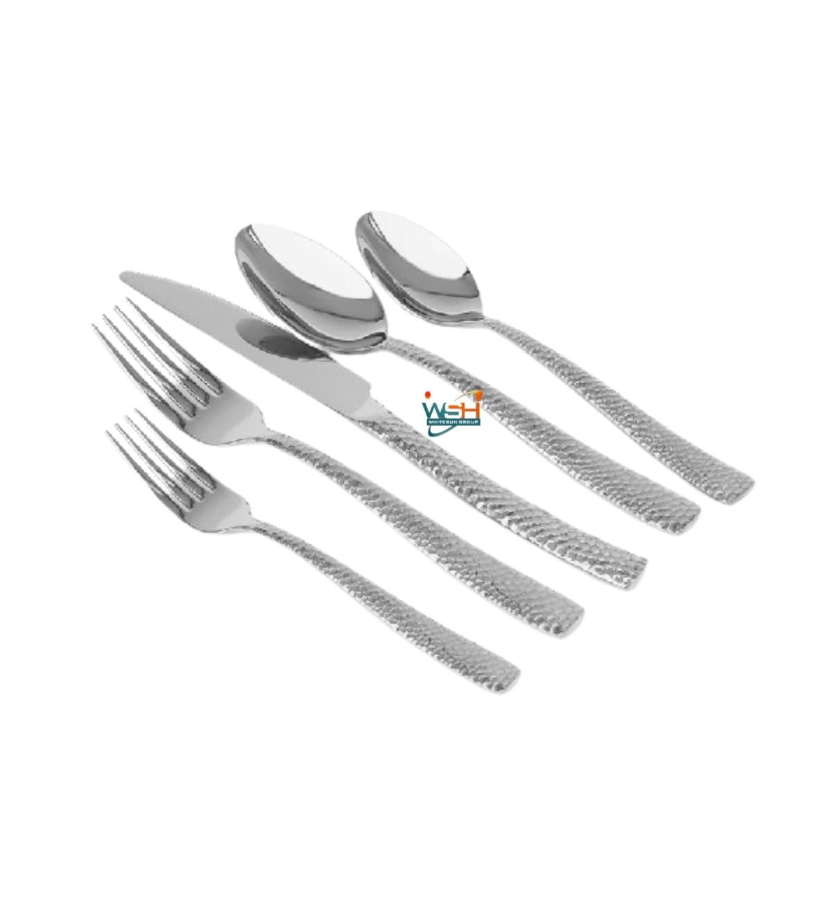 Whitesun 20 pieces stainless steel flatware cutlery set