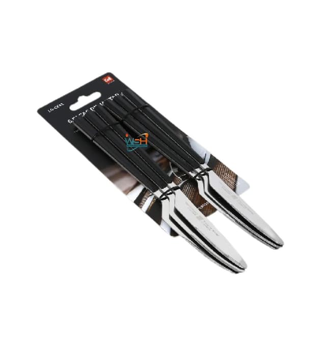 whitesun-6-pieces-stainless-steel-table-knives-with-black-handles