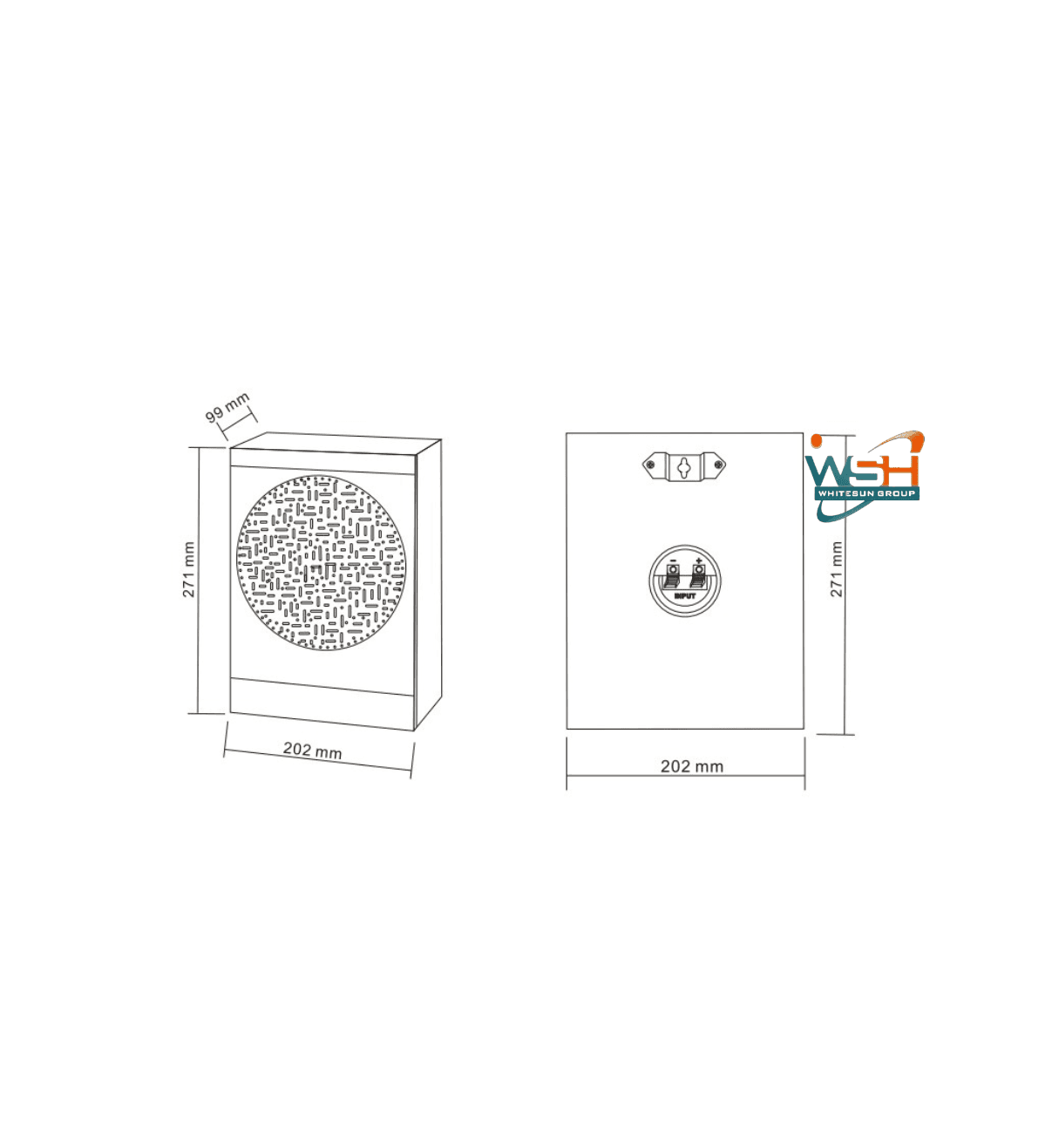 Wall mounted Speaker T-601B