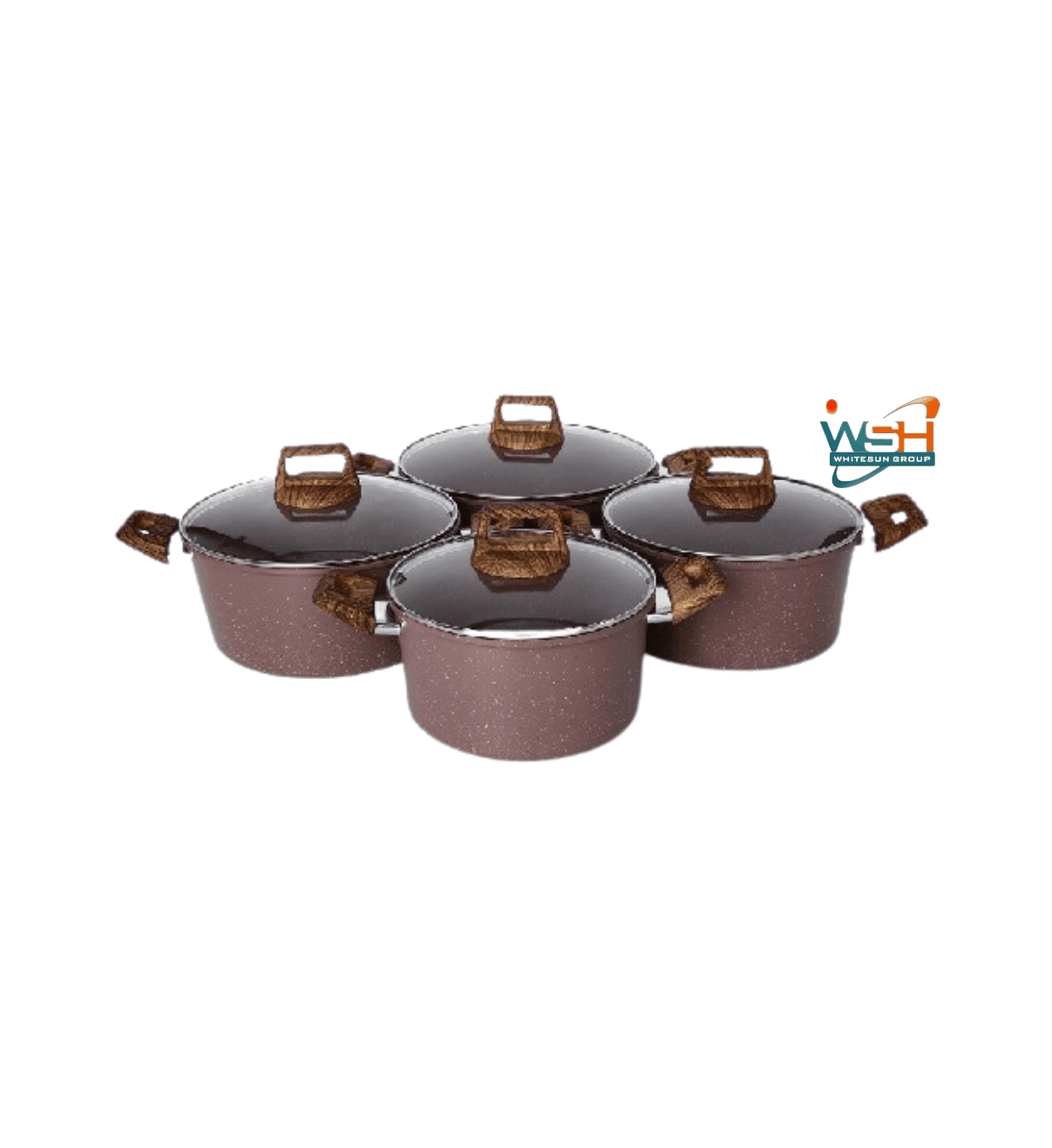 8 pcs Granite cookware set
