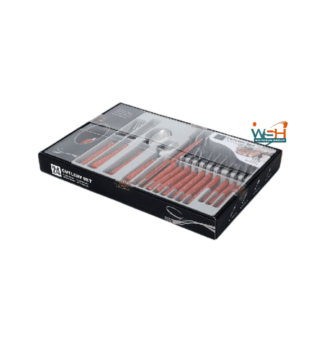 24-pieces-stainless-steel-cutlery-dining-set-spoon-tea-spoon-fork-knife_red