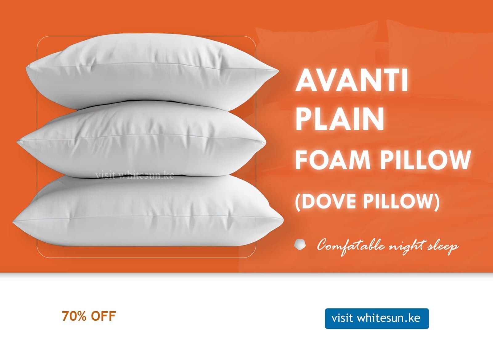 AVANTI PROFILED FOAM PILLOW  Thumbnail 3