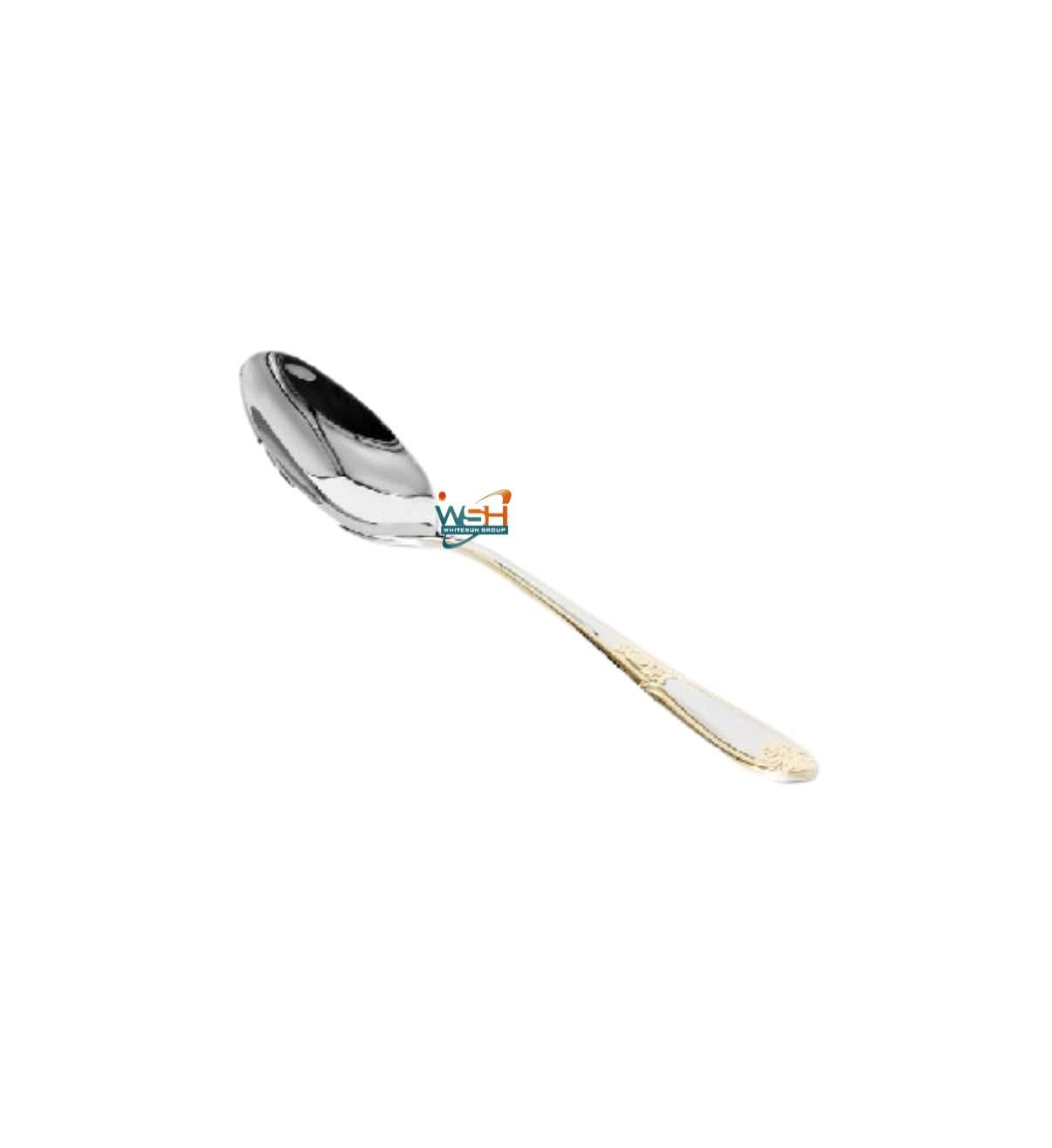 Whitesun single gold table tea spoon/6PCS