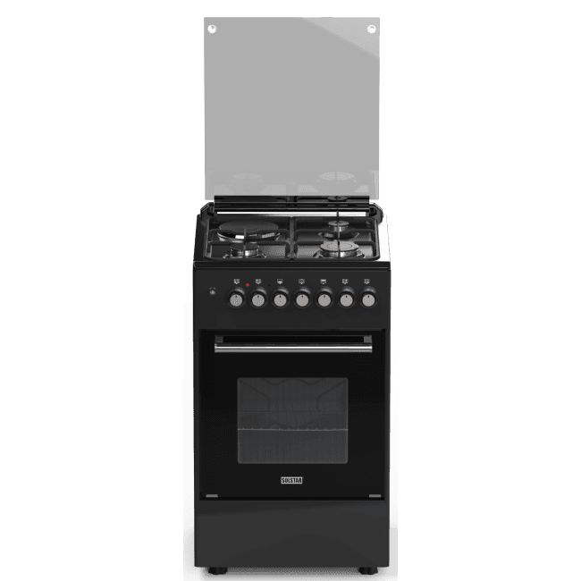 SO531DKBBKBSS 50x50cm SOLSTAR FREE STANDING OVEN, Black