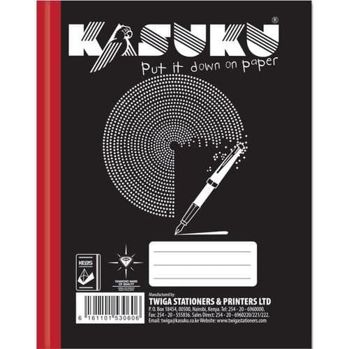 Kasuku A5 Single Line Hard Cover Notebook Book 200 Pages