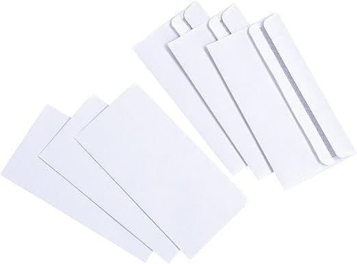 White Box DL 80gsm Self Seal Envelope - White (Pack of 50)