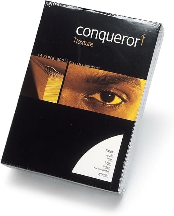 Conqueror A4 Paper Vellum Laid Watermark 50 Sheets