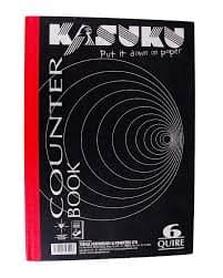 KASUKU COUNTER BOOK A4 6 QUIRE
