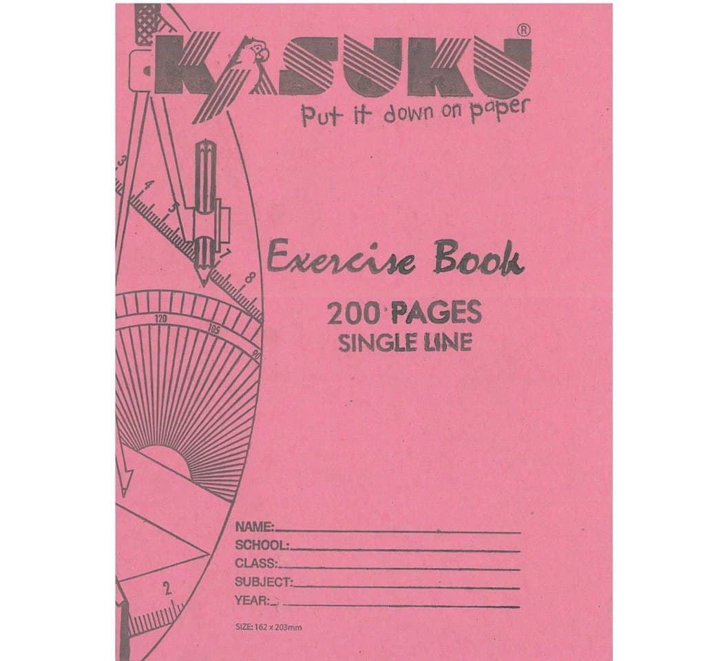 200 Pages Single Ruled Mg Kasuku