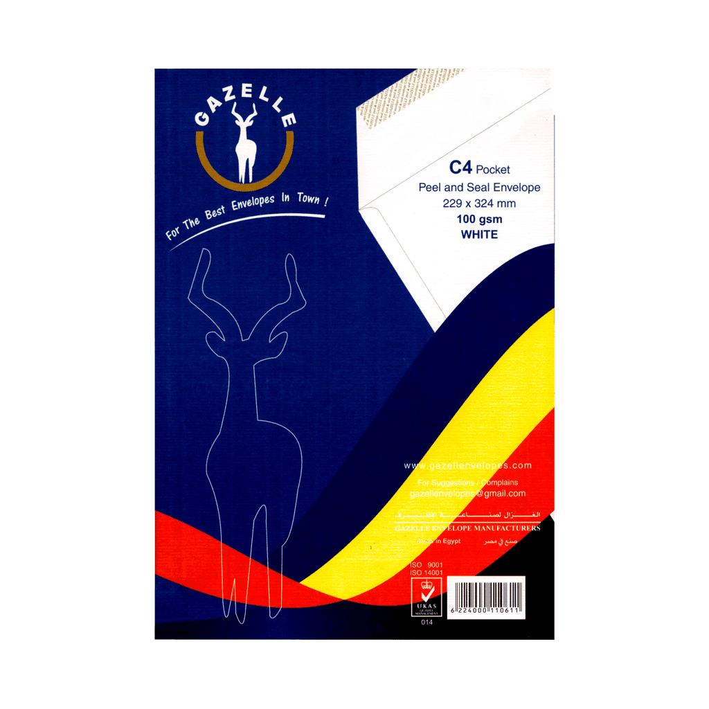 Envelopes White C4 Size Peal And Seal 50s Thumbnail 2