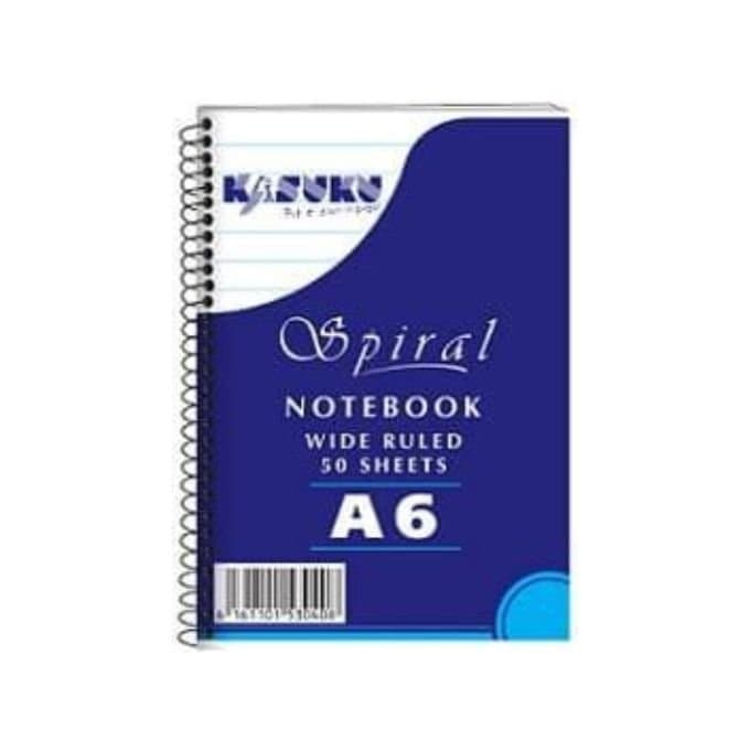 Kasuku Spiral Notebook 50 Pages A6 ( 6 Books ) Thumbnail 2