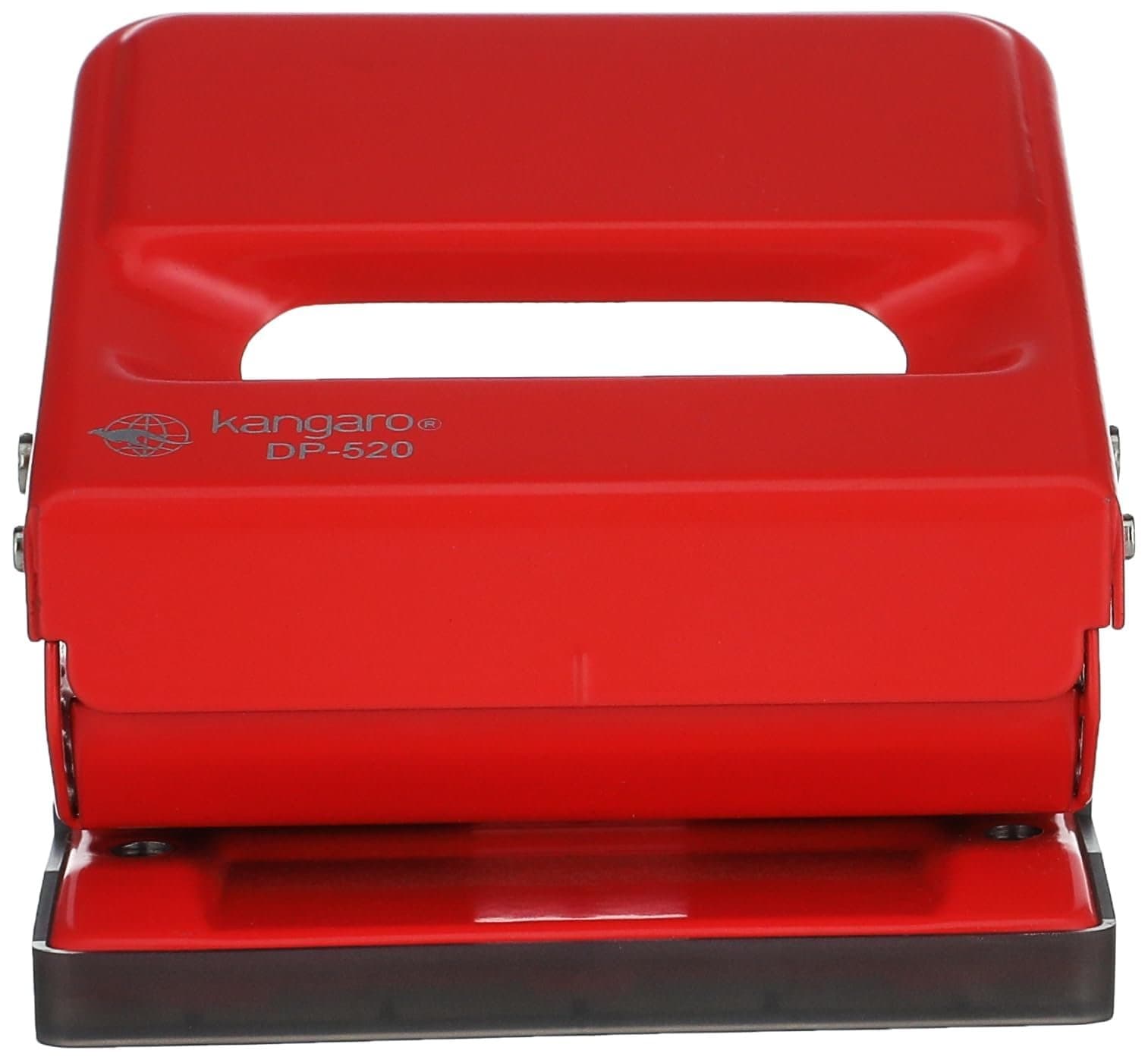 Kangaro DP-520 2 Hole Metal Medium Paper Punch | Removable Chip Tray | 25 Sheets Capacity | Office Essentials Thumbnail 4
