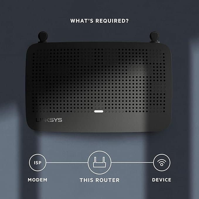Linksys Mesh Wifi 5 Router, Dual-Band, 1,200 Sq. ft Coverage, Supports Guest WiFi, Parent Control,12+ Devices, Speeds up to (AC1300) 1.3Gbps - MR6350 Thumbnail 3