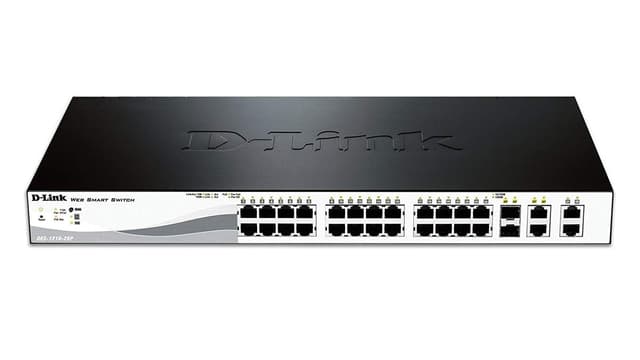 d-link-28-port-fast-ethernet-websmart-poe-switch-including-2-gigabit-base-t-and-2-gigabit-combo-base-t-sfp-ports-des-1210-28p
