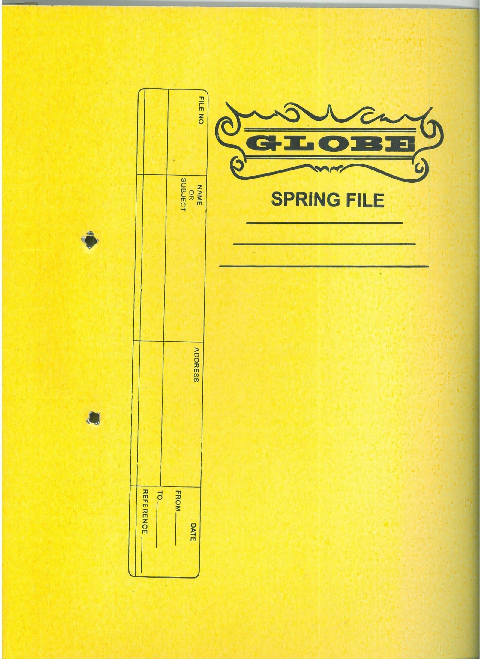 Globe Spring File Manilla Thumbnail 3
