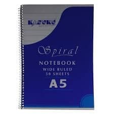 Spiral Notebooks, 4 Pack A5 College Ruled Paper, 8.3x5.9inch Thick Plastic Hardcover Soft Cover Notebooks with Twin-Wire Binding, Portable 80 Sheets Lined Paper for Office Study and Notes, 4Color Thumbnail 2