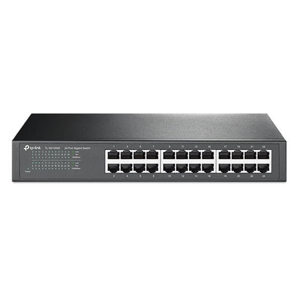 TP-Link 24-Port 10/100/1000Mbps Gigabit Desktop Rackmount Switch – TL-SG1024D