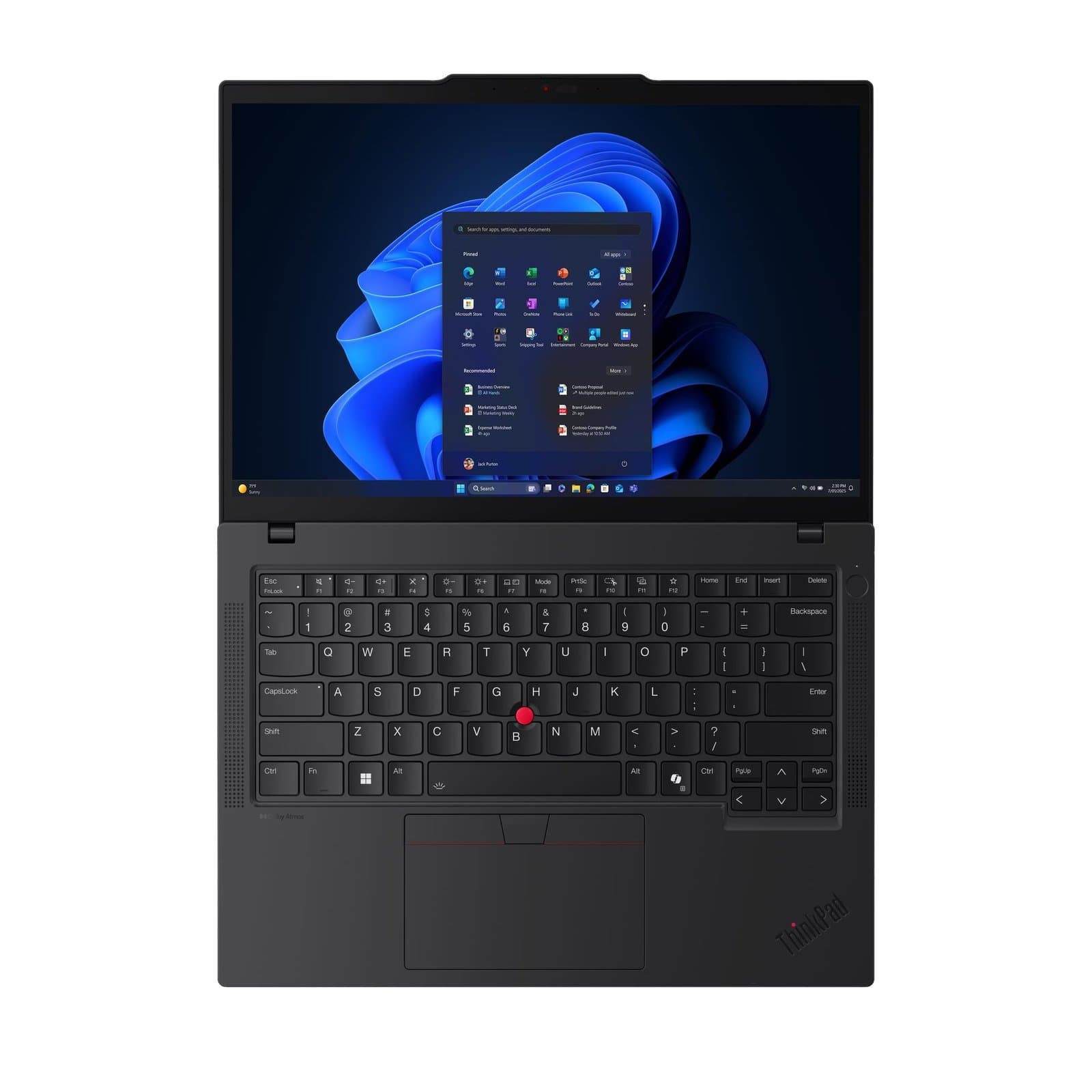 Lenovo ThinkPad T14 Gen 6 Laptop, Intel Core Ultra 5 225U Processor, 16GB RAM, 512GB SSD, 14" WUXGA Display, Windows 11 Pro, Backlit English & Arabic Keyboard, 3 Year Warranty | 21QC0019GR