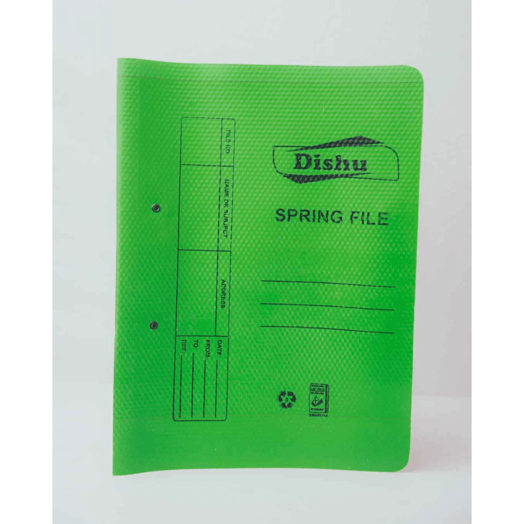 Dishu plastic spring file
