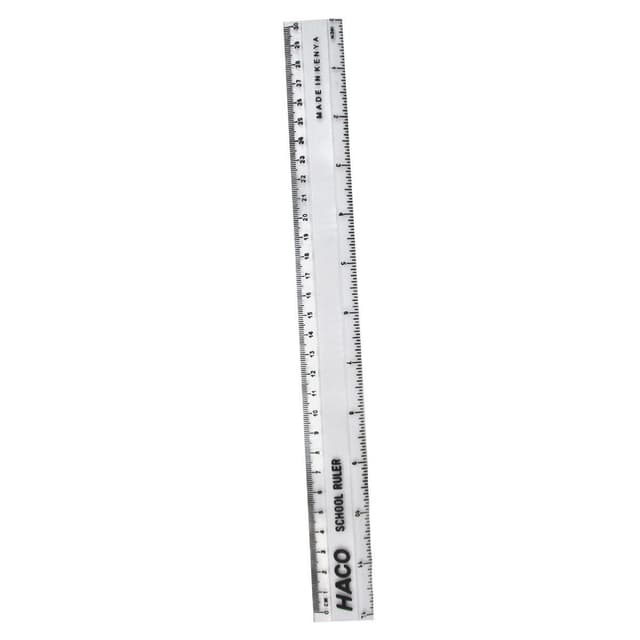 haco-ruler-30cm-clear