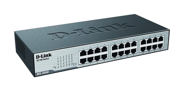 d-link-24-port-10-100-unmanaged-desktop-or-rackmount-switch-des-1024d