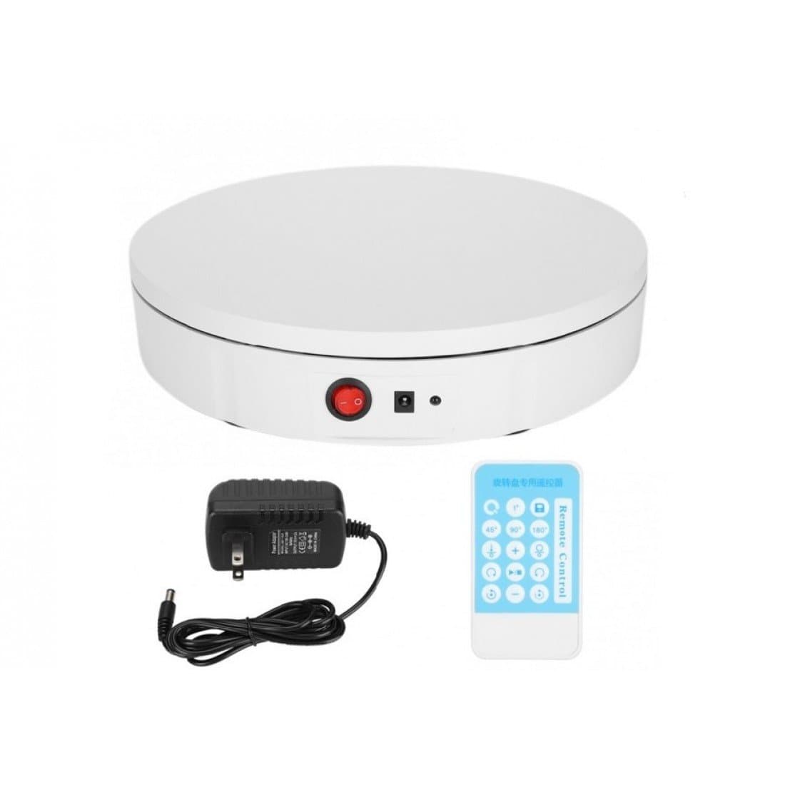 30CM 360 Remote Control Turntable 50KG Load Rotating Electric Lazy Susan