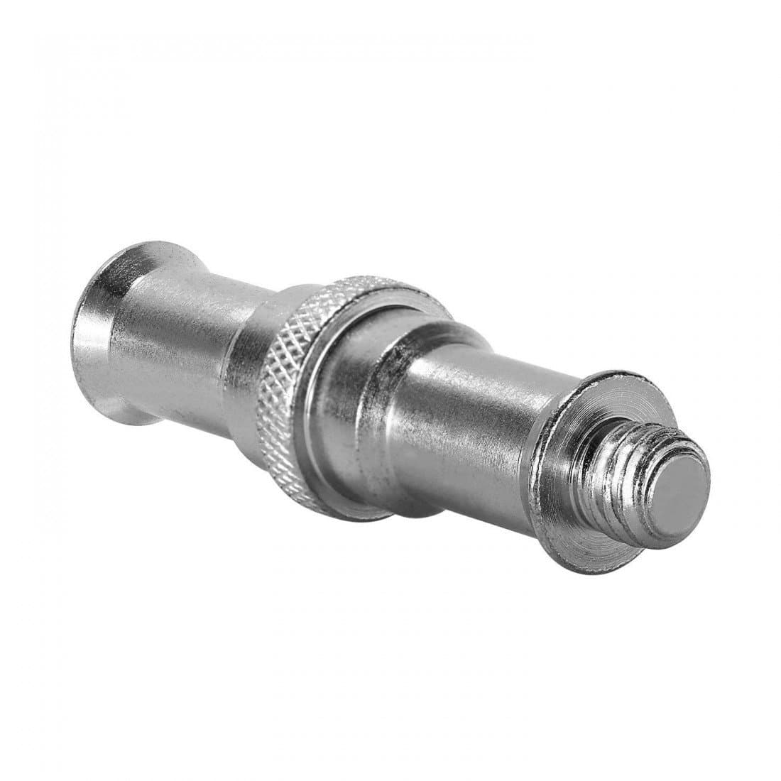 1/4" male to 3/8" male Light Stand Spigot Adapter Thumbnail 2