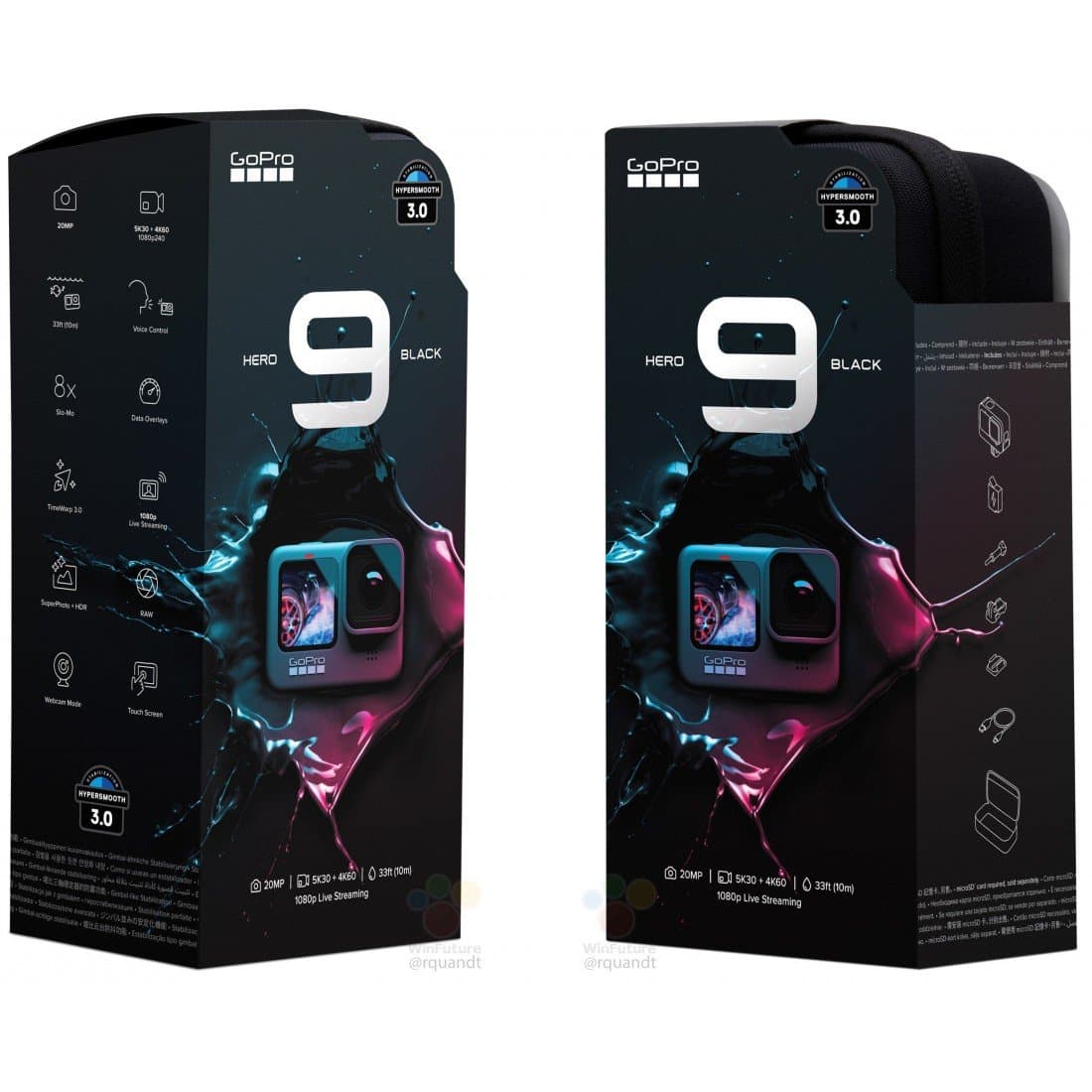 GoPro HERO 9 Waterproof Action Camera - Black Thumbnail 5