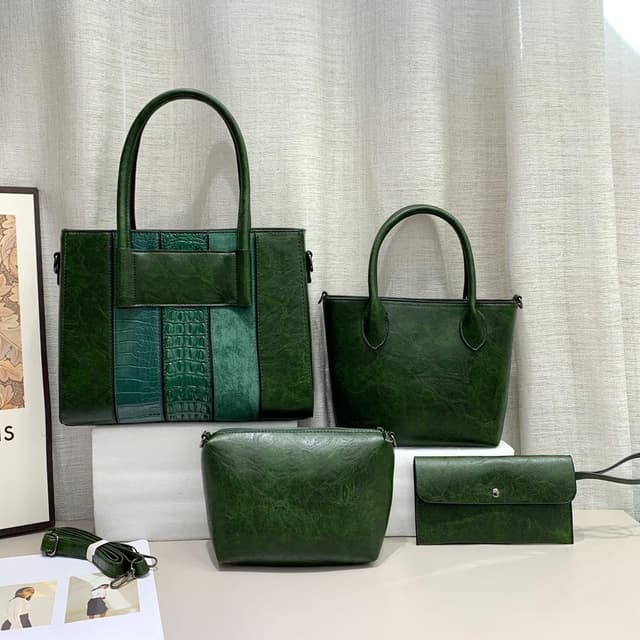 049-whitesun-4in1-bold-emerald-green-heavy-leather-ladies-handbag-emerald-green-colour-anniversary-gift-for-wife-santa-christmas-present-gift-ideas