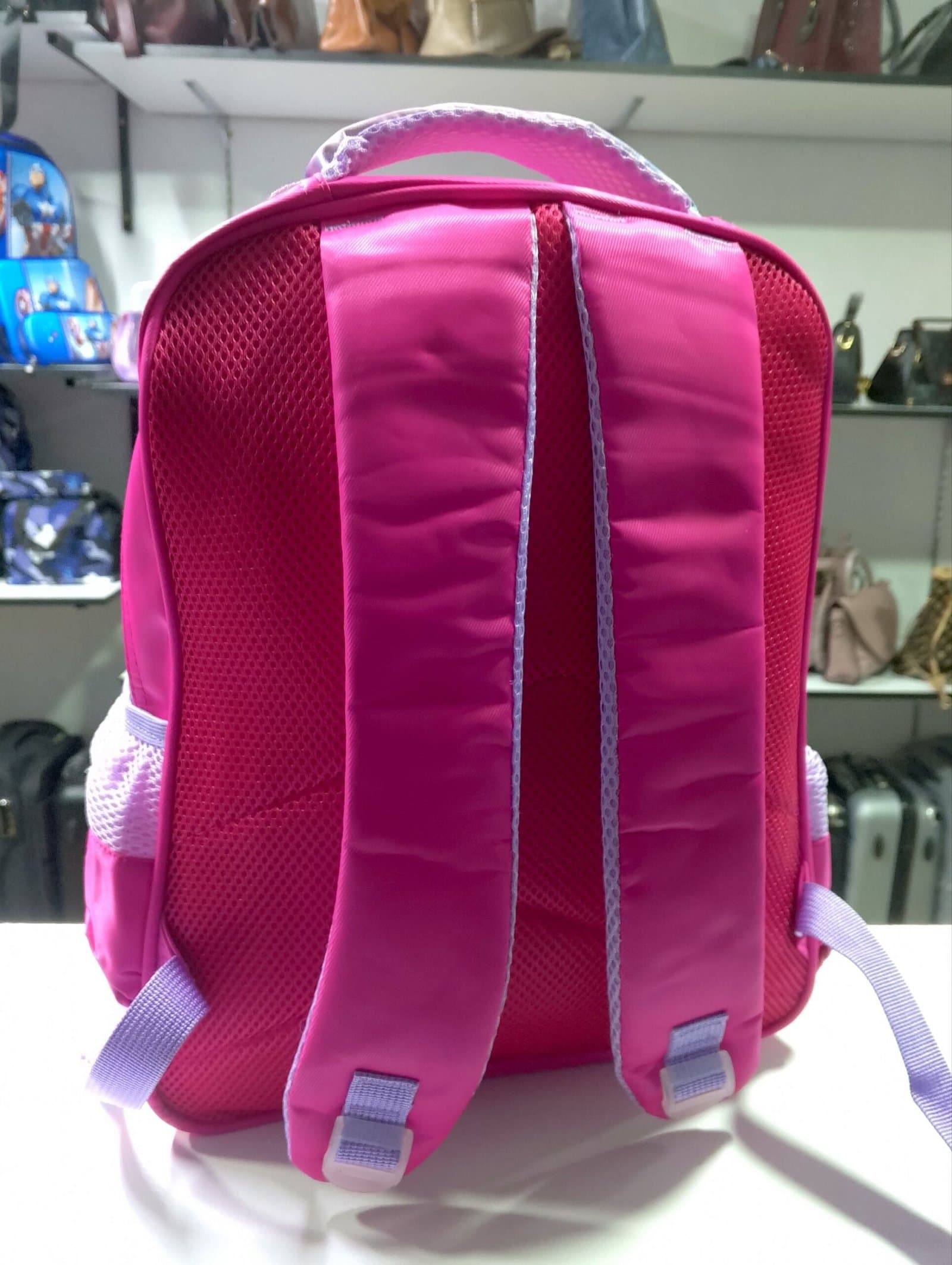 187# Whitesun Cute princess and winking cat pink girls school bag fit for primary school girls Thumbnail 2