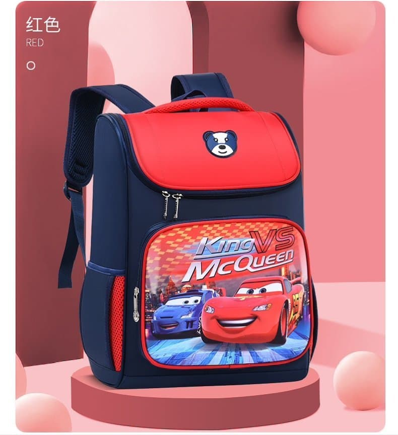 226# Whitesun Lightning McQueen school bag for boys spacious bag to fit many books