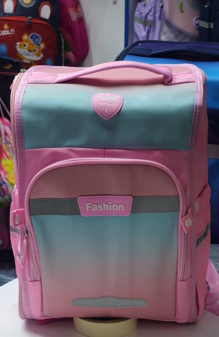 204# Whitesun Fashion pink large girls school bag large capacity well padded strong bag birthday gift for girls niece cousin friend Thumbnail 2