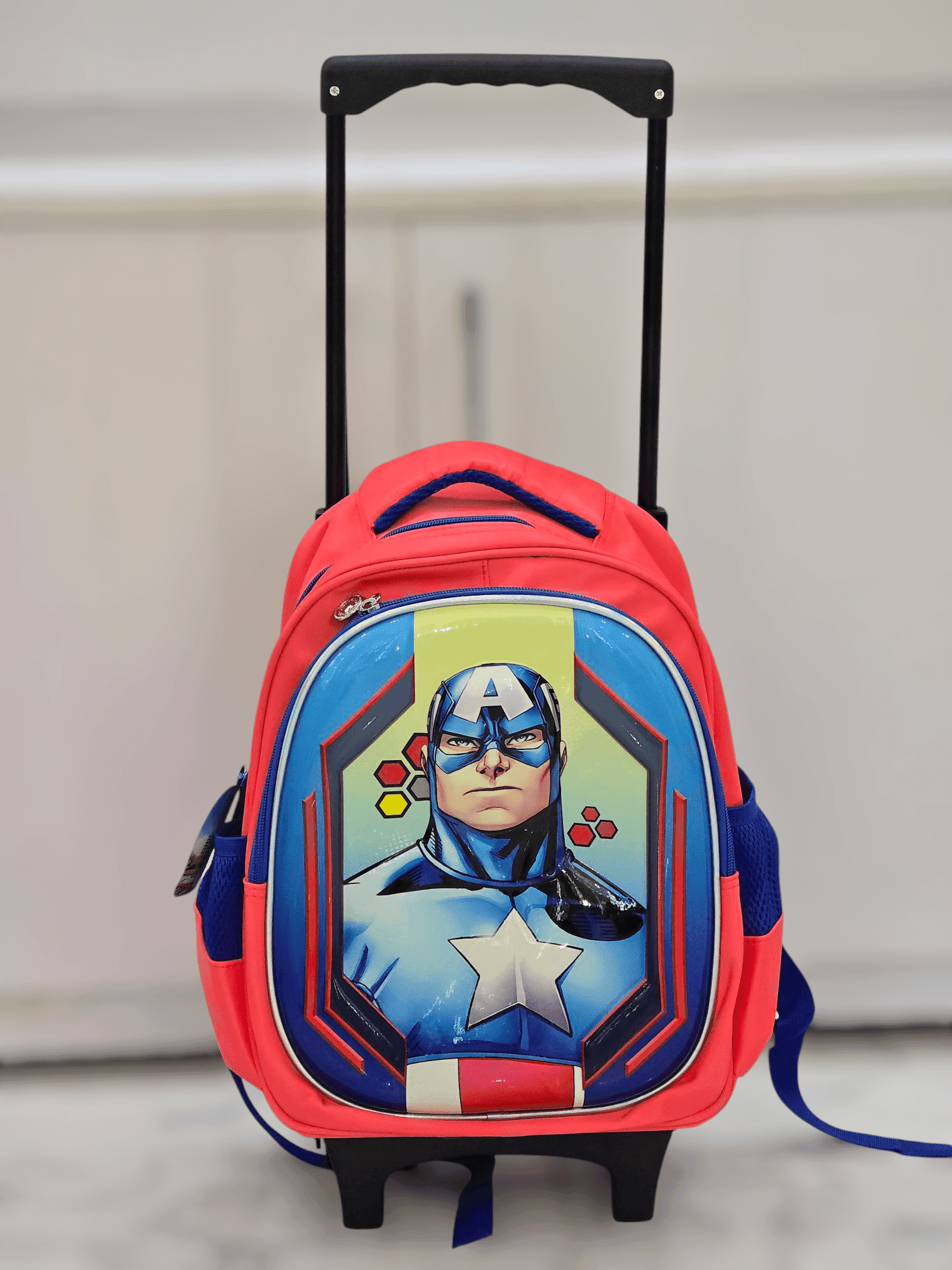234# Whitesun Medium size Marvel super heroes trolley school bag with wheels birthday gift for boys Thumbnail 2