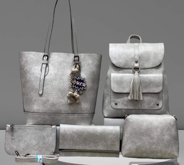 052-whitesun-5in1-glossy-leather-ladies-handbag-with-monkey-bag-ideal-birthday-gift-anniversary-gift-and-valentines-day-gift-idea-for-wife-mom-sister-auntie-girlfriend-cousin-grand